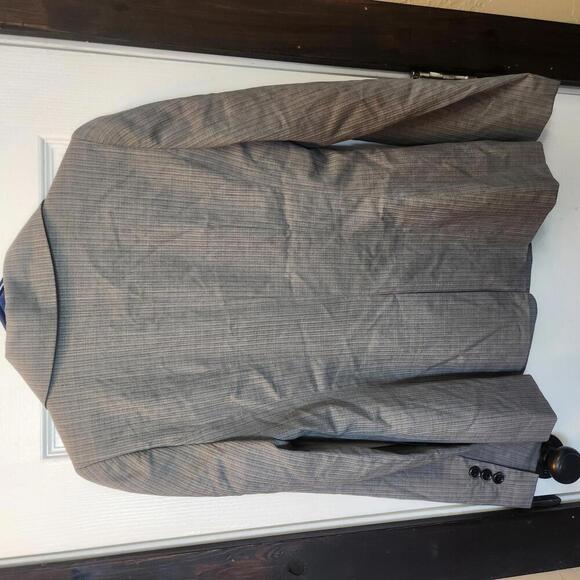 Classiques Entier Women's Gray Pinstripe Wool Blazer Jacket - Size 6 - Picture 6 of 9